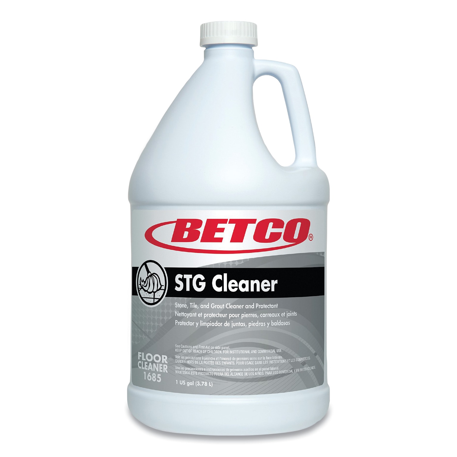 Betco Stone, Tile, Grout Cleaner and Protectant, Pleasant Scent, 1 Gal. Bottle, 4/Carton (BET16850400)