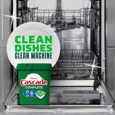 Cascade Complete ActionPacs Dishwashing Detergent Pacs, Fresh Scent, 55 Pacs/Pack (55196/60810)