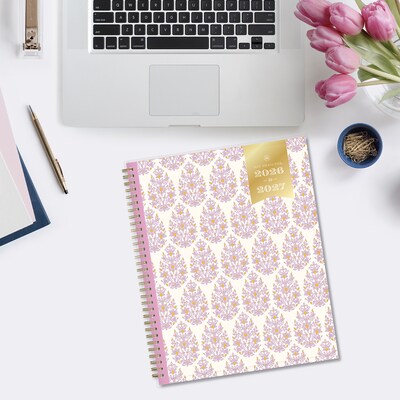 2026-2027 Blue Sky Day Designer Kerridge Lilac 8" x 11" Academic Year Weekly & Monthly Planner, Plastic Cover (158165)