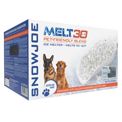 Snow Joe Safe for Paws Premium Ice Melt with Scoop, 30 lbs. (MELT30PET-BOX)