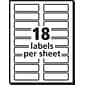 Avery Extra Large Laser/Inkjet File Folder Labels, 15/16" x 3 7/16", White, 450 Labels Per Pack (5027)