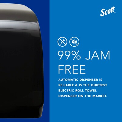 Scott Pro Hardwound Paper Towel Dispenser, Black (34348)