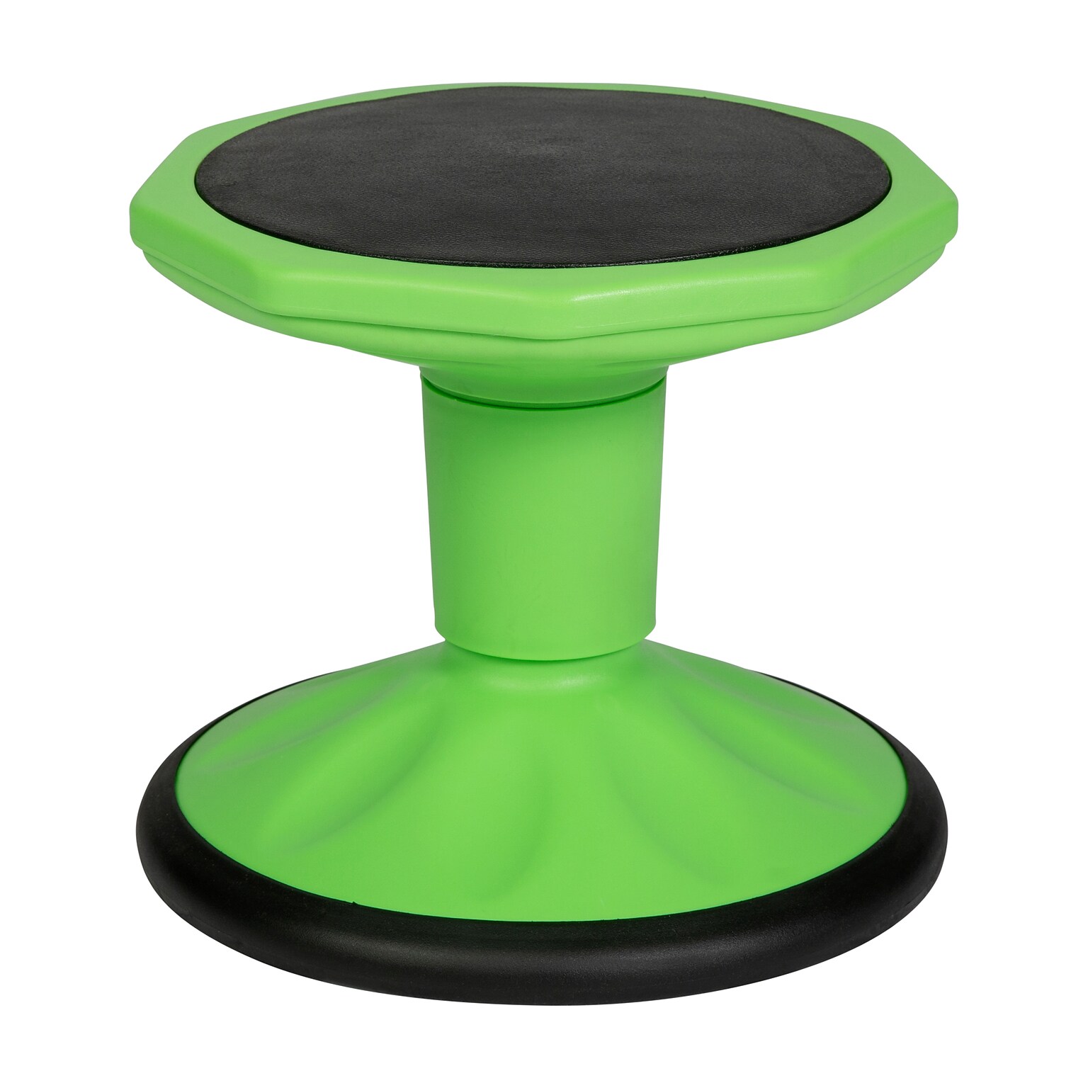Flash Furniture Lucas Plastic Kids Wobble Stool, Green (BFT9001F12GRN)