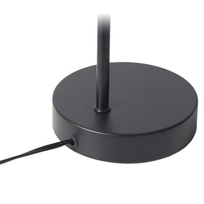 Simple Designs Sleek Essentials LED Desk Lamp, 16", Black (LD1077-BLK)
