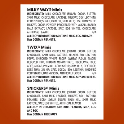 Mars Caramel Mix Miniatures Milk Chocolate Candy Bars, 75 oz. (220-02731)