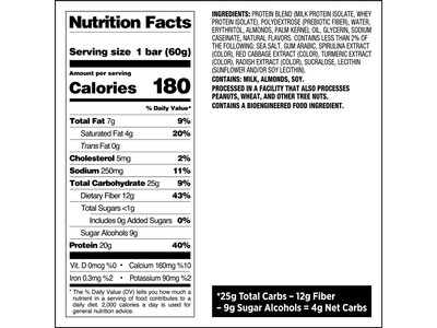 Quest Gluten Free Birthday Cake Protein Bar, 2.12 oz., 12 Bars/Box (QPBBDC12)