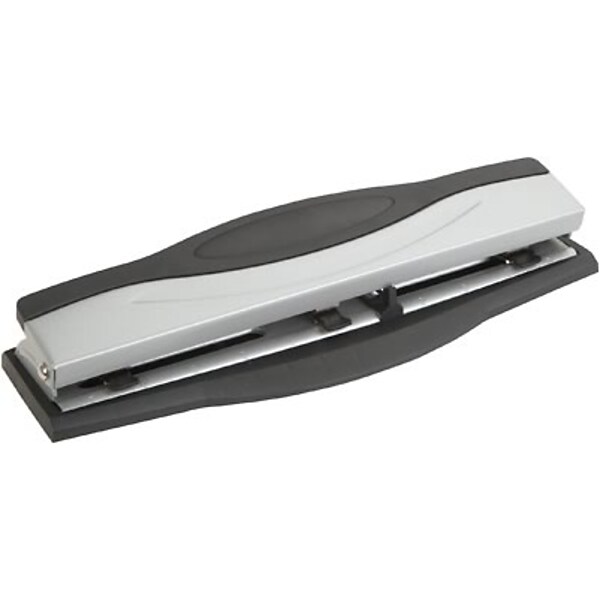 Staples Circle - Hole punch - heavy-duty - 30 sheets - 3 holes - steel - black
