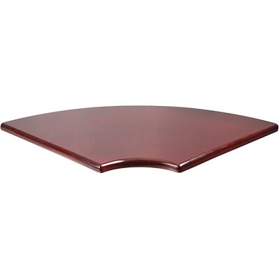 Boss® Reception Room Grouping in Mahogany Finish; Corner Table