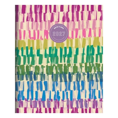 2027 TF Publishing Painted 6.5 x 8  Monthly Standard Planner, Paperboard Cover, Multicolored (27-4206)
