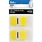 Quill Brand® Flags , 1 Wide, Yellow, 100 Flags/Pack (7QFL1YW)