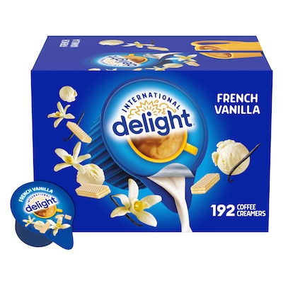 International Delight French Vanilla Liquid Creamer, 0.44 oz., 192/Carton (WWI101521)