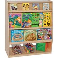 Wood Designs™ Mobile Library; 3 Adjustable Top Shelves
