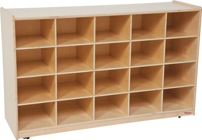 Wood Designs™ 20-Tray Cubby Storage Cabinets; without Trays