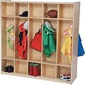 Wood Designs™ 10 Section Double-Sided Locker; 100% Baltic Birch plywood