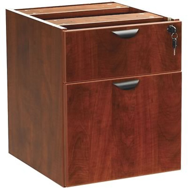Boss® Laminate Collection in Cherry Finish; Box/File 3/4 Hanging Pedestal