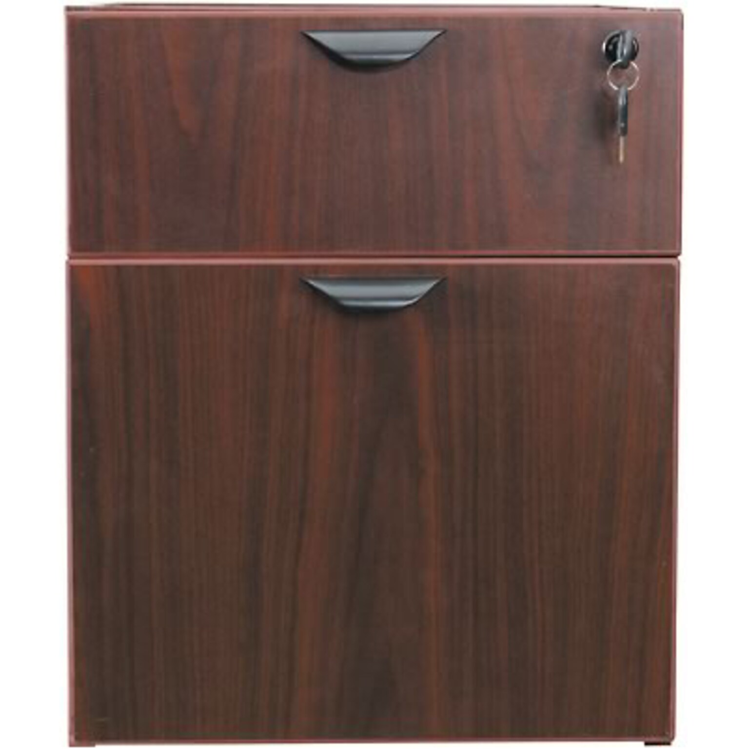 Boss® Laminate Collection in Mahogany Finish; Box/File 3/4 Hanging Pedestal