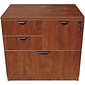 Boss Laminate Collection 4-Drawer Combo Lateral File Cabinet; Cherry, Letter/Legal (N114-C)