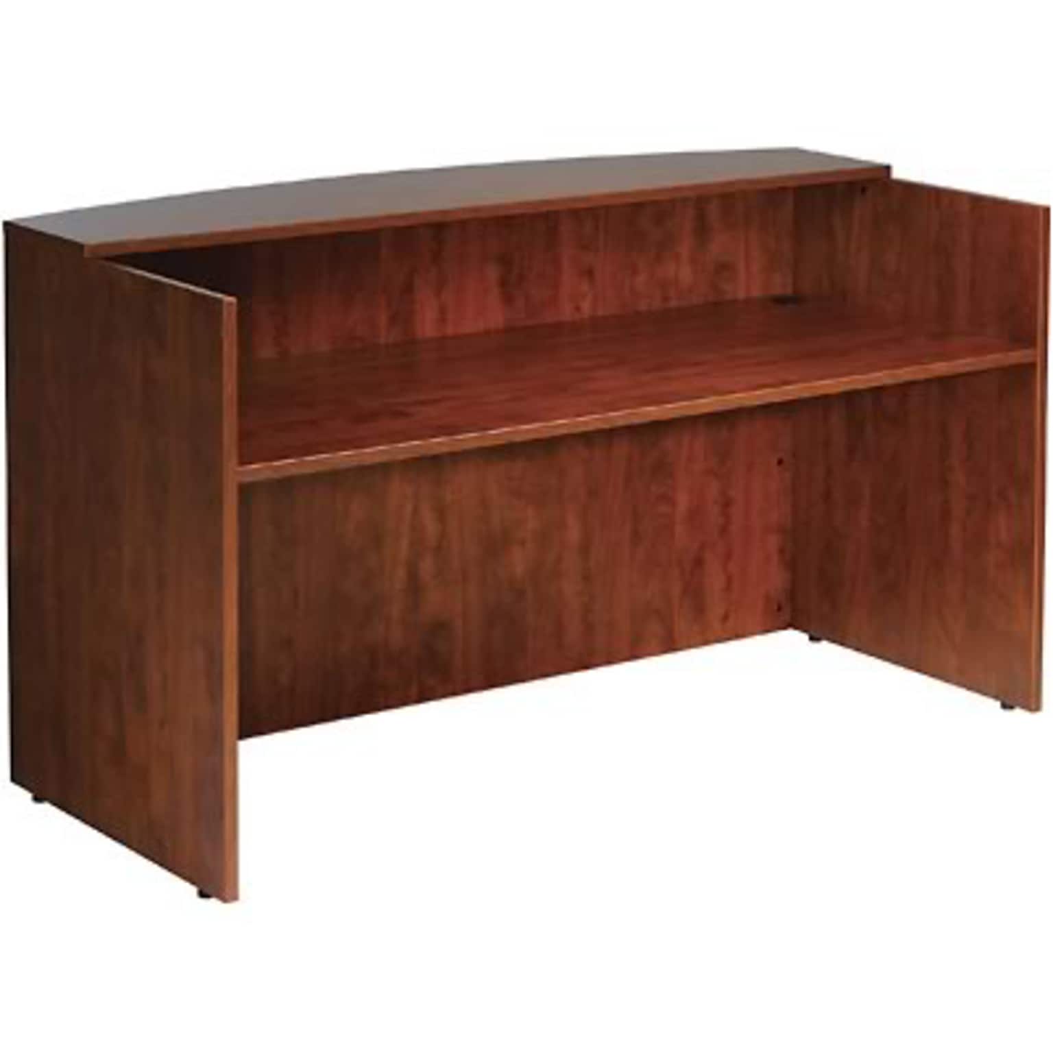 Boss® Laminate Collection in Cherry Finish; Reception Desk Shell