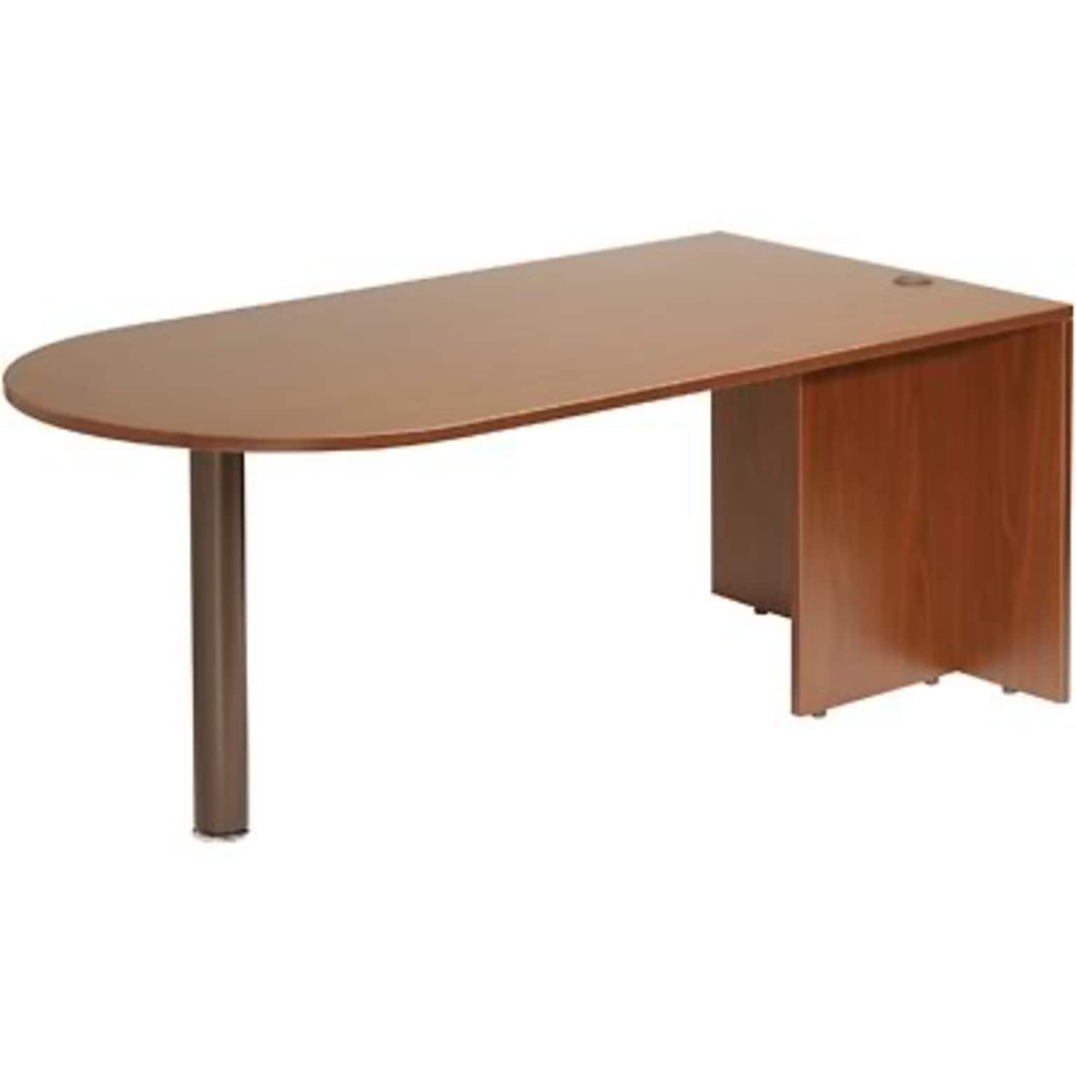 Boss® Laminate Collection in Cherry Finish; Bullet Desk