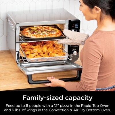 Ninja Double Oven Toaster Oven, Black (DCT401)