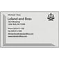 Custom 1-2 Color Business Cards, CLASSIC® Laid Antique Gray 80#, Raised Print, 1 Custom Ink, 1-Sided, 250/PK