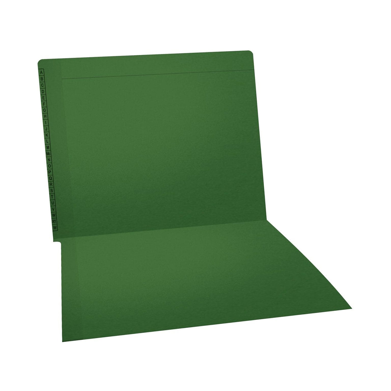 Medical Arts Press Kardex Match Reinforced End Tab File Folder, Straight Cut, Letter-Size, Green, 100/Box (F1170-GRN)