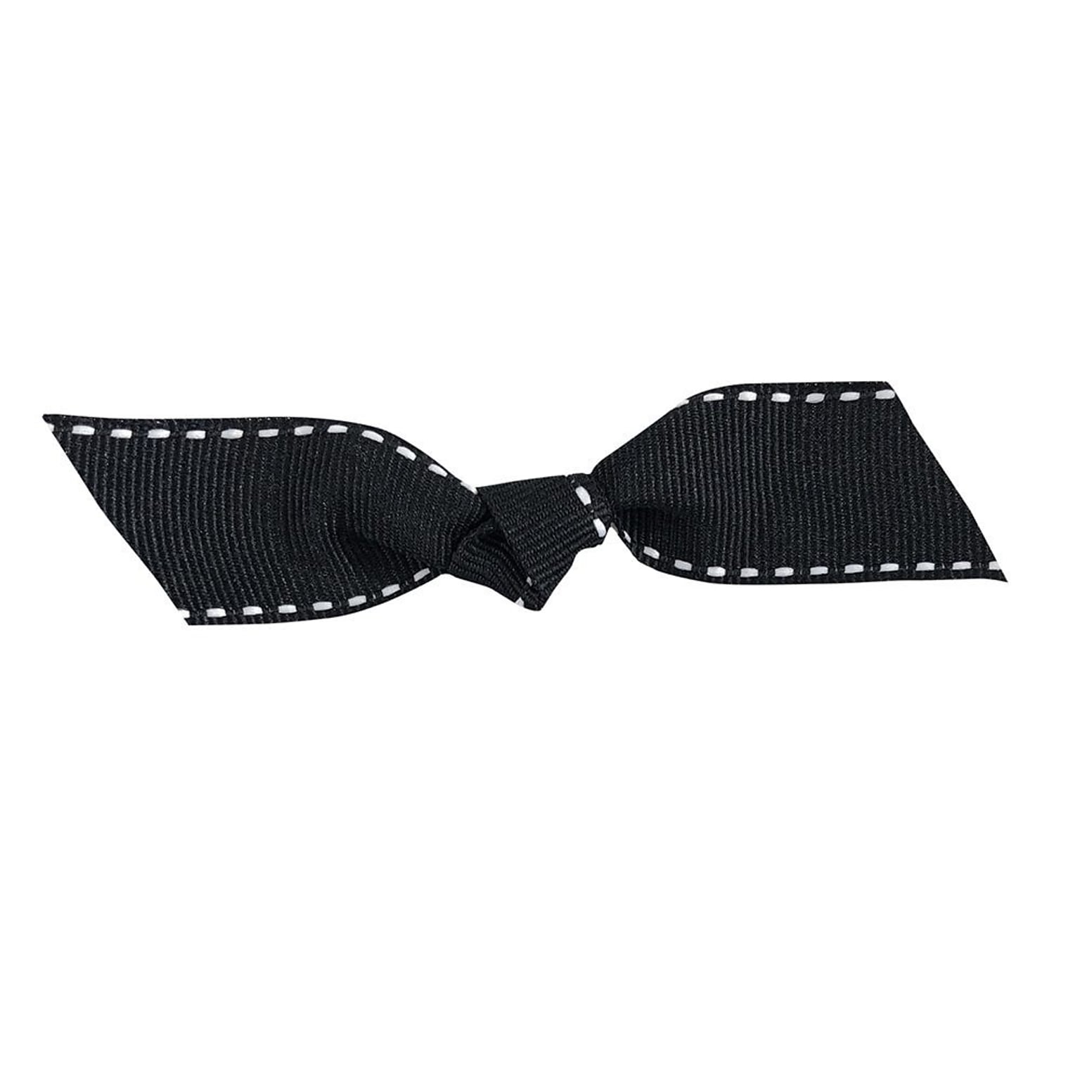 JAM Paper Grosgrain Ties, Black/White , 100/Pack (52640349325)