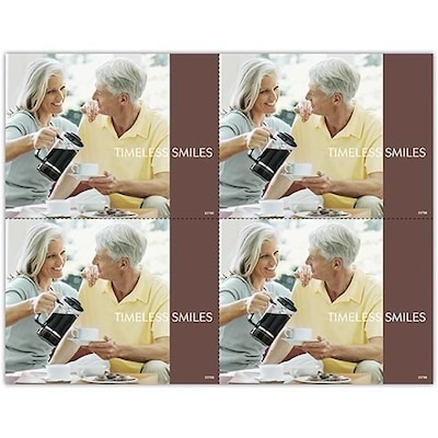 Photo Image Postcards; for Laser Printer; Timeless Smiles, 100/Pk