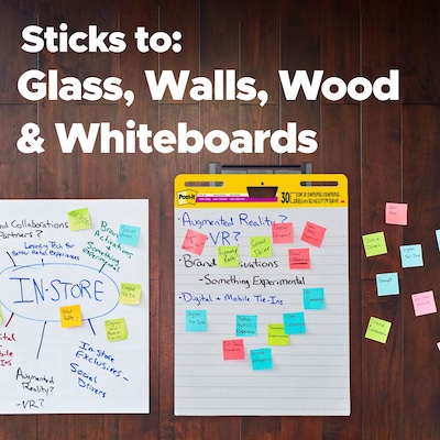 Post-it Super Sticky Wall Easel Pad, 25" x 30", Lined, 30 Sheets/Pad, 8 Pads/Pack (561WL-VAD-8PK)
