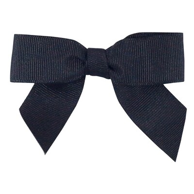 JAM Paper Grosgrain Bows, Black Grosgrain, 100/Pack (52640349304)