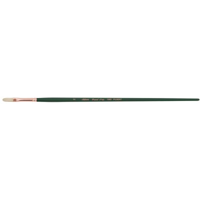 Silver Brush Natrual Hog Bristle, Grand Prix Filbert Brushes, 8/Pack (SLVGP1061)