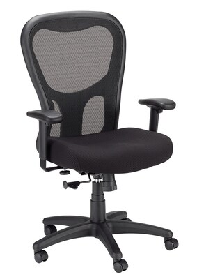 Tempur-Pedic Ergonomic Fabric/Mesh Swivel Task Chair, Black (TP9000-C-BLK)