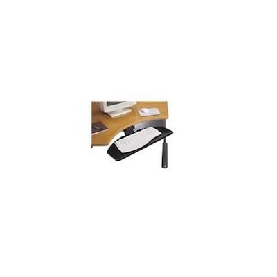 Bush Business Furniture Articulating Keyboard Shelf, Installed (AC99801-03FA)