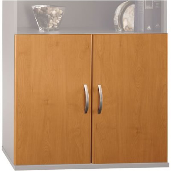 Bush Business Furniture Corsa Collection in Natural Cherry Finish; Half-Height Door Kit, Ready to Assemble