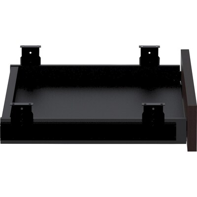 Lorell Essentials Universal Center Drawer, Stationary, 5.1"H x 16.7"W x 28.4"D, Espresso (LLR18224)