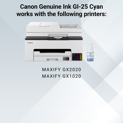 Canon GI-25 Cyan High Yield Ink Cartridge Refill (6277C001)