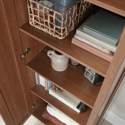 Sauder HomePlus 71"H Storage Cabinet with 5 Shelves, Sienna Oak (411963)