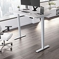 Bush Business Furniture Move 40 Series 60W Electric Height Adjustable Standing Desk, White/Cool Gra