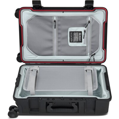 Pelican ATX 22 Hardsided Carry-On Roller Case, 4-Wheeled Spinner, TSA Checkpoint Friendly, Charcoal (HC22-00080-CHAR)