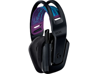 Logitech G535 LIGHTSPEED Wireless Stereo Gaming Headset, Black (981-000971)