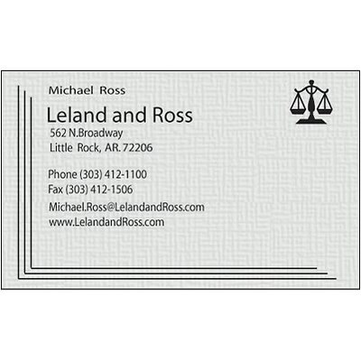 Classic Crest® 80-lb. Business Card; 1-Color, Grey