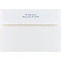 Extra Holiday Card Envelopes; Self-Seal, White, Gold-Foil Lined