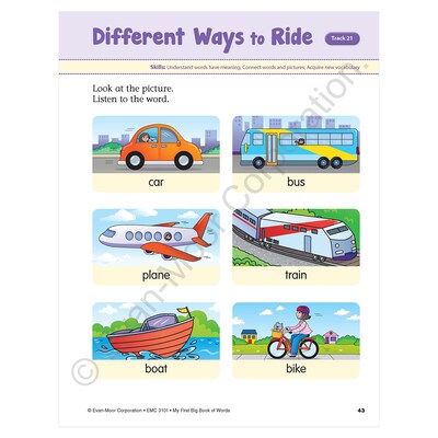 Evan-Moor Early Learning Spelling Activity Book Bundle, Grade PreK Workbook, 2 Books/Set (EMC6274)