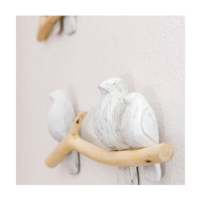 Crane Baby Ezra Perch Wall Décor, 2.25" x 6.5" (BC-110WD)