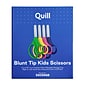 Quill Brand® Teacher Pack 5" Kids Blunt Tip Stainless Steel Scissors, Straight Handle, Right and Left Handed, 24/Pack (55059QB)