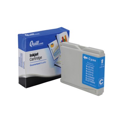 Quill Brand® Compatible Brother® MFC240C (LC51C) Cyan Ink Cartridge (Lifetime Warranty)