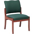 Lesro Franklin Series Reception Furniture in Deluxe Fabric; Armless Guest Chair