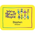 Custom Printed Medical Arts Press® Full-Color Medical Name Badges; Large, Were Patient People