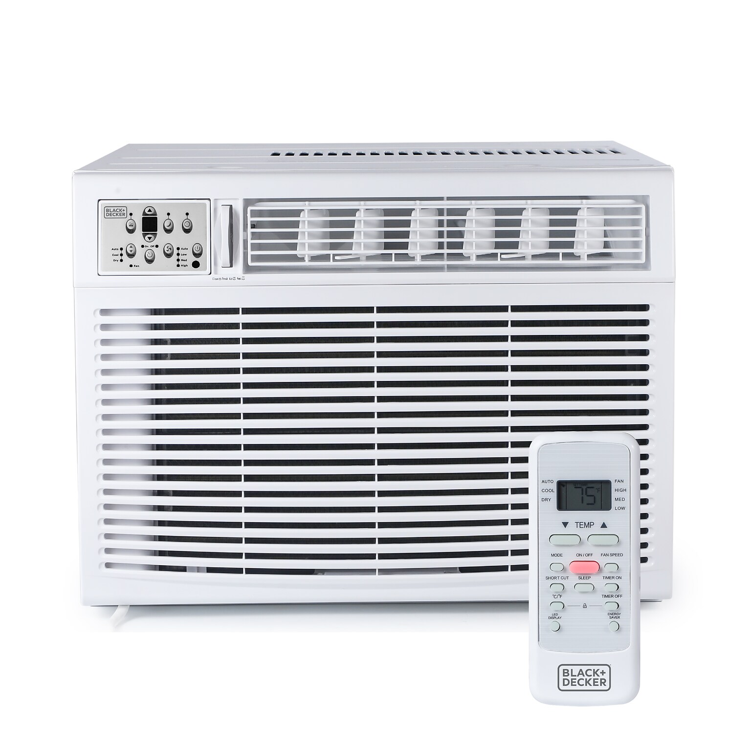 Black & Decker 230-Volt 18,000 (BTU DOE) Window Air Conditioner with Remote, White (BD18WT6)