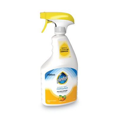 Pledge pH-Balanced Everyday Clean Multisurface Cleaner, Clean Citrus Scent, 25 oz. Trigger Spray Bottle (3366283)